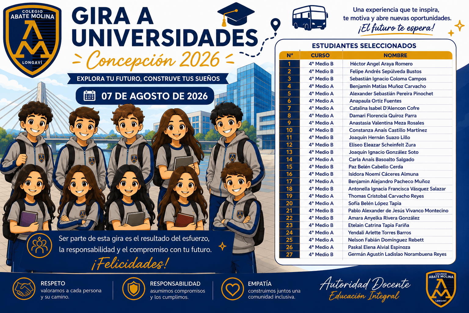 Gira Pedagógica Universitaria 2026